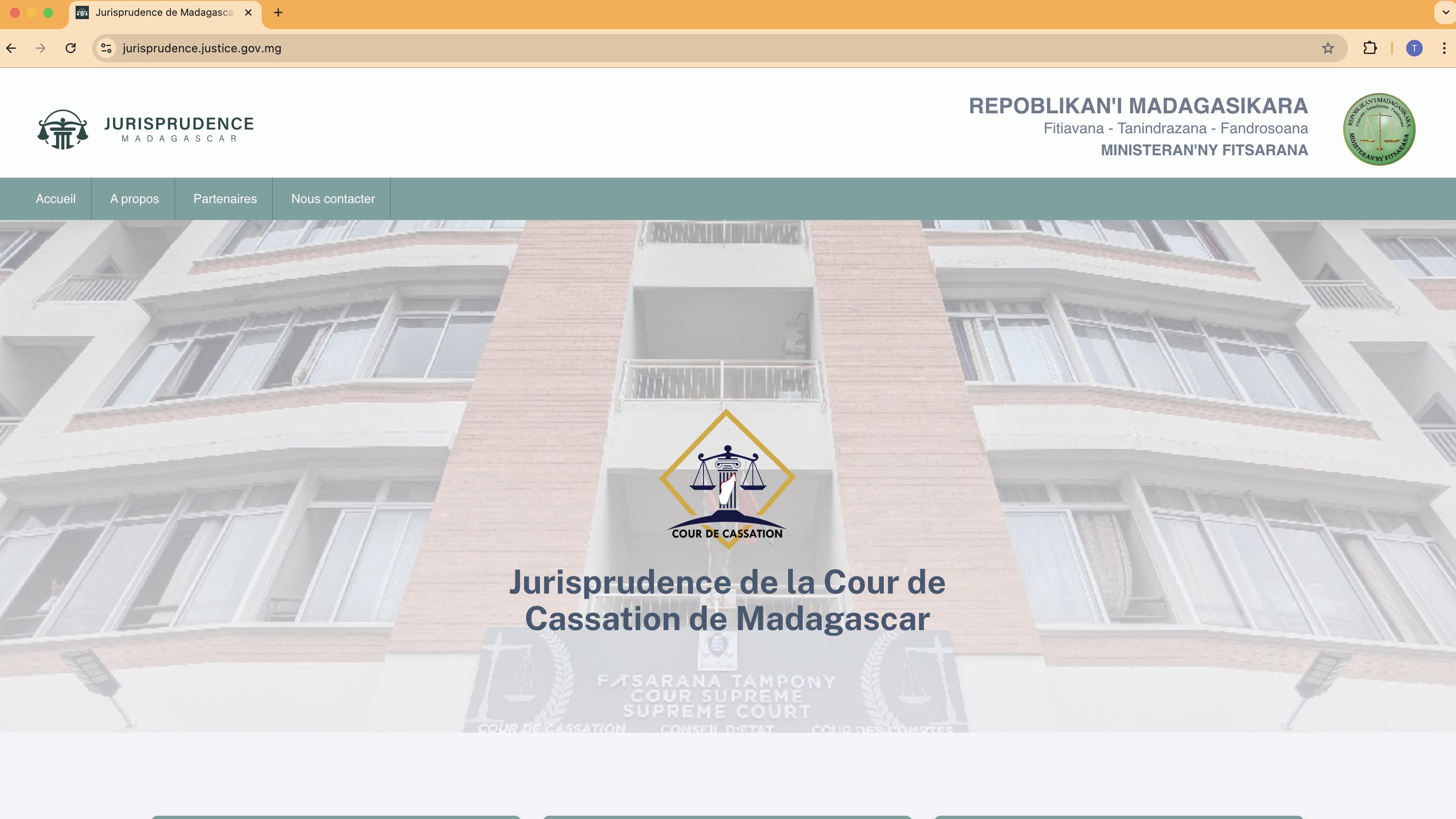 Jurisprudence de Madagascar